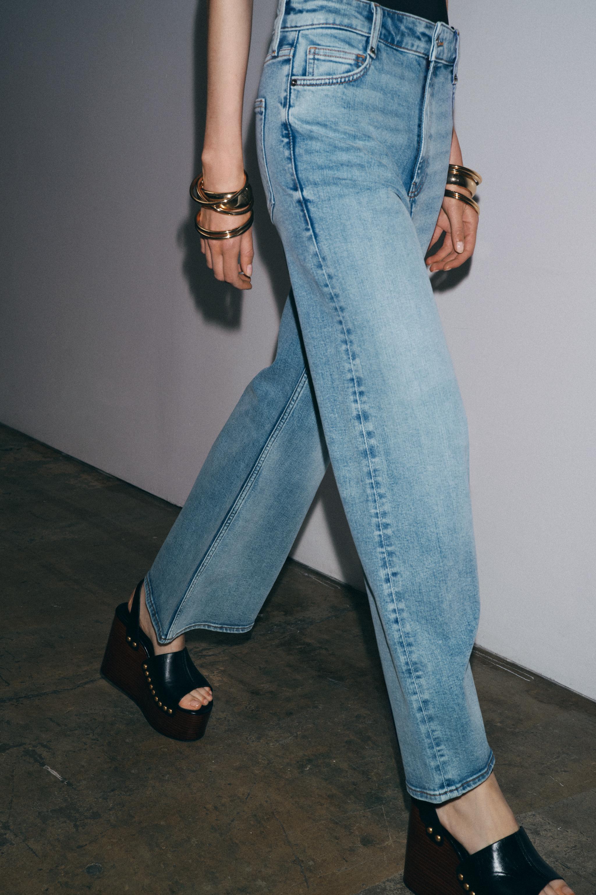 ZW COLLECTION HIGH RISE WIDE LEG JEANS